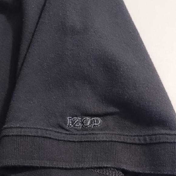 Izod Black Polo PShirt Classic Style XXL - Picture 4 of 9